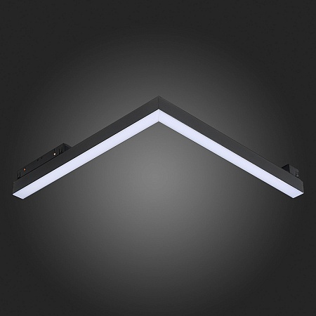 Магнитный трековый светильник Черный LED 1*15W 4000K 950Lm Ra>90 120° IP20 L305xW305xH2 ST800.446.15 - фото