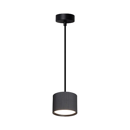 Светильник потолочный Feron Barrel HL4588 ARIA  levitation 12W, 230V, GX53, черный, на подвесе 1,7 м - фото