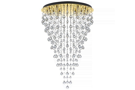 Подвесная хрустальная люстра Arti Lampadari Flusso H 1.4.80.615 G - фото