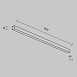 Линейный светильник Technical LL311021 - фото