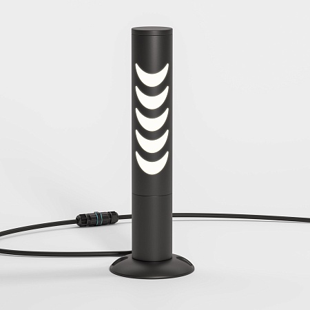 Светильник садово-парковый Smile 6w 3000K черный 35188/S Elektrostandard - фото