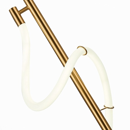 Светильник подвесной ST-Luce Латунь/Белый LED 1*16W 4000K SL6102.303.16 - фото