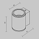 Настенный светильник (бра) Outdoor Shim O303WL-L5W3K - фото