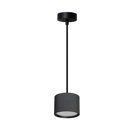 Светильник потолочный Feron Barrel HL4588 ARIA  levitation 12W, 230V, GX53, черный, на подвесе 1,7 м - фото