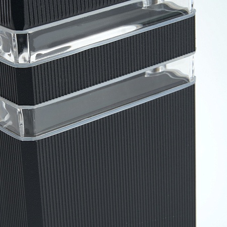 Светильник садово-парковый Feron DH0806, на стену вверх,  E27 230V, черный - фото