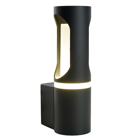 Светильник садово-парковый Feron DH1101 15W, на стену вверх, GU10 230V, черный - фото