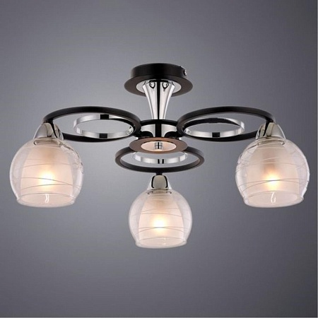 Потолочная люстра ARTE LAMP A1604PL-3BK - фото