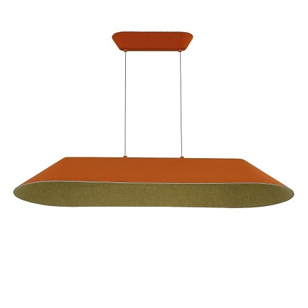 Светильник подвесной ST-Luce Оранжевый,Серый/Оранжевый,Серый LED 1*32W SL3001.823.01 - фото