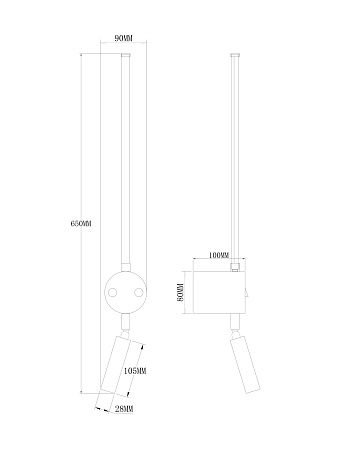 Настенный светильник (бра) Freya FR6063WL-L24B - фото