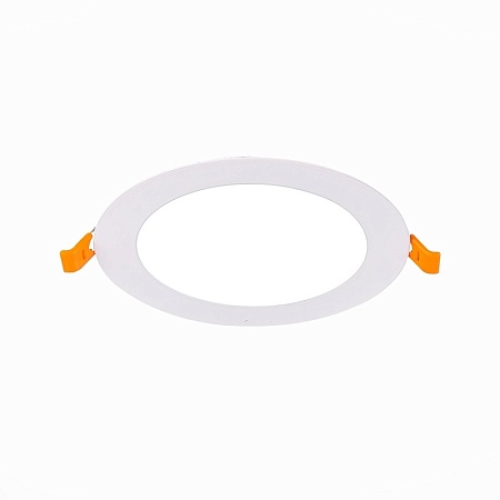 Св-к встр. Белый LED 1*9W 3000K 585Lm Ra80 110° IP20 D145xH8 90-265V ST209.538.09 - фото