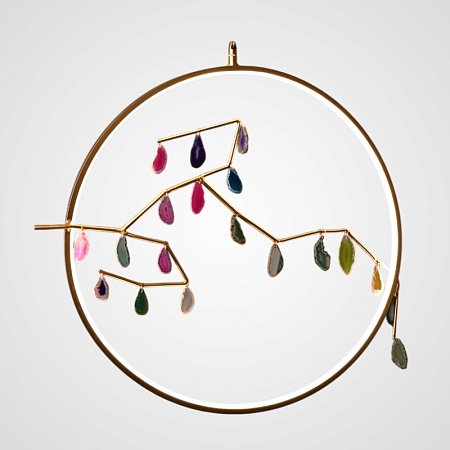 Подвесной Светильник Agate 10 Multicolour D60 Imperiumloft 189670-23 - фото