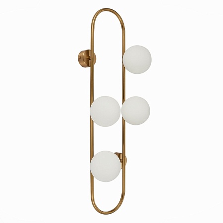 Бра ST-Luce Латунь/Белый G9 4*5W SL1149.301.04 - фото