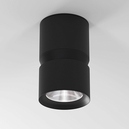 Светильник потолочный светодиодный 12W 4000К чёрный 25049/LED Elektrostandard - фото
