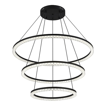 Светильник подвесной ST-Luce черный/прозрачный LED 1*130W 4000K SL1018.403.03 - фото