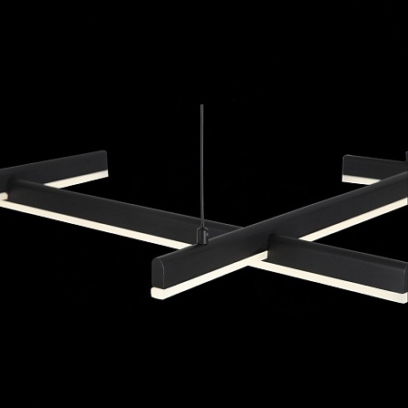Люстра подвесная ST-Luce Черный/Белый LED 6*14W 4000K SL394.403.06 - фото