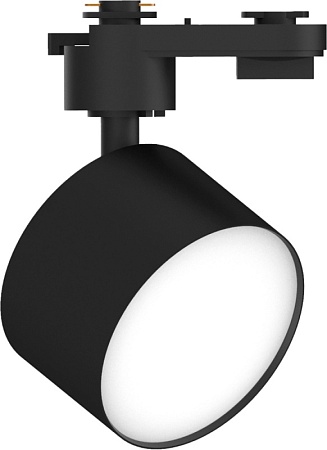 Светодиодный светильник Feron AL138 трековый однофазный на шинопровод 12W 4000K 110 градусов черный - фото