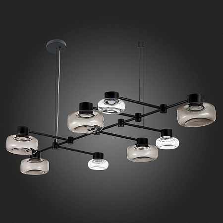 Светильник подвесной ST-Luce Черный/Дымчатый, Прозрачный LED 8*3W 3000K SL6005.403.08 - фото