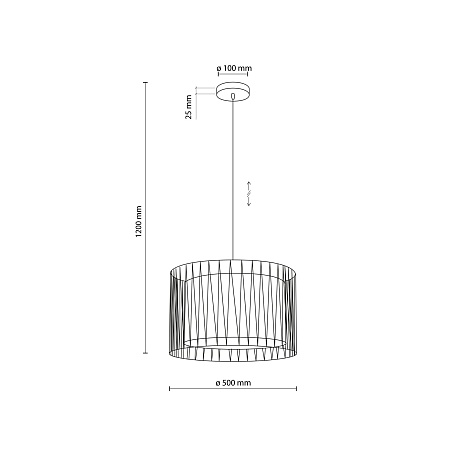Подвесной светильник TK Lighting 11461 Harmony - фото
