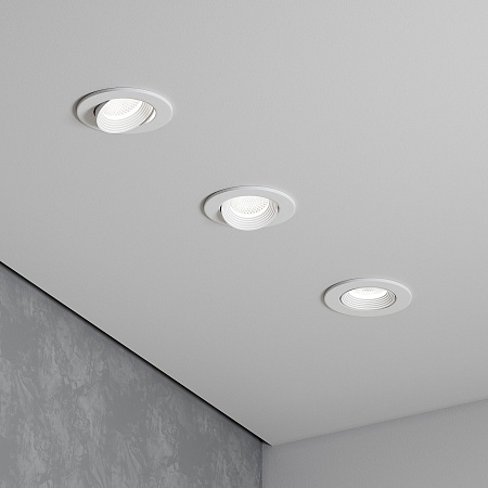 Светильник встраиваемый светодиодный Even белый 25094/LED Elektrostandard - фото