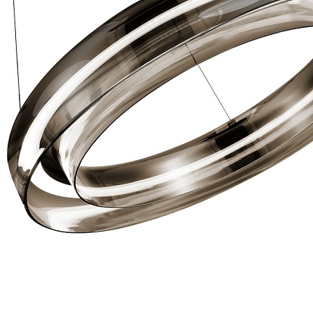 Светильник подвесной ST-Luce Черный/Дымчатый, Белый LED 1*36W 3000K SL6019.333.01 - фото