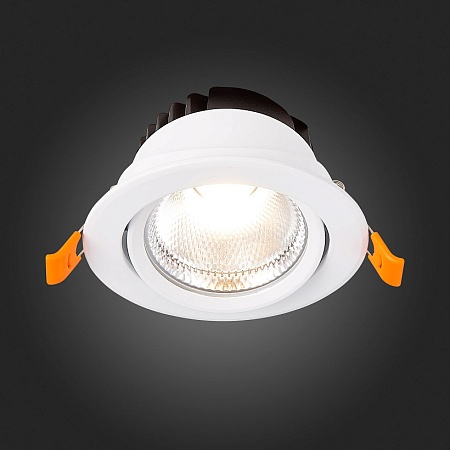 Св-к встр. Белый LED 1*24W 4000K 1 800Lm Ra80 36° IP20 D138xH88 220-240V ST211.548.24.36 - фото