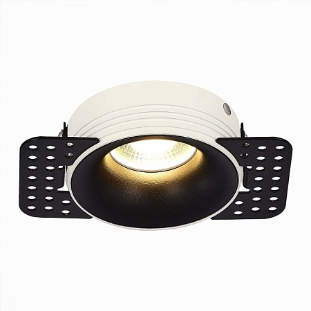 Св-к встр. Белый GU10 1*50W IP20 D78xH30 165-265V Без ламп ST218.548.01 - фото