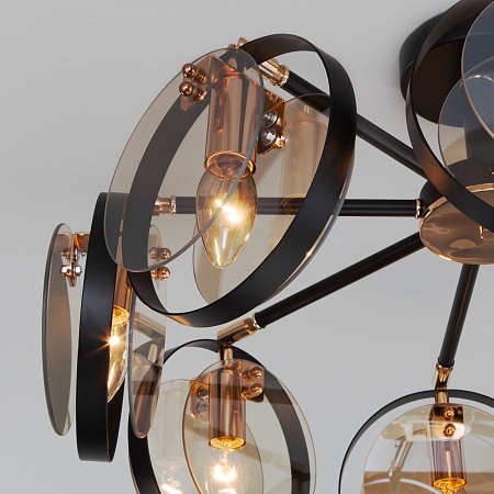 Потолочный светильник Eurosvet 70121/8 черный - фото