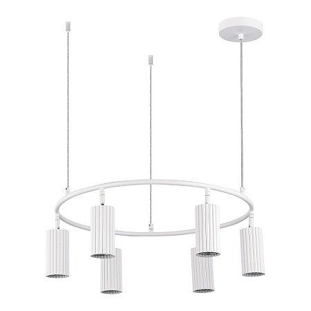 Светильник подвесной ST-Luce Белый/Белый GU10 6*5W 4000K SL1213.503.06 - фото