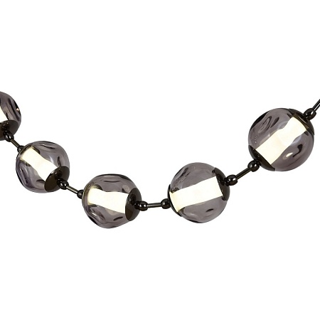 SL6520.403.16 Светильник подвесной ST-Luce черный жемчуг/прозрачно-дымчатый LED 1*80W 4000K HELMI - фото