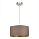 Светильник подвесной Никель/Темно-бежевый, Золотистый E27 1*40W SLE300573-01 - фото