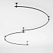 Esthetic Magnetic Шинопровод Round черный Ø1800 85218/00 Elektrostandard - фото