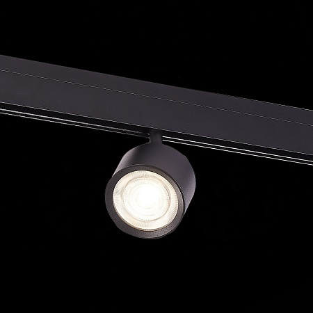 Магнитный трековый светильник Черный LED 1*6W 4000K 560Lm Ra>90 36° IP20 L120xW81xH138 ST353.446.06 - фото