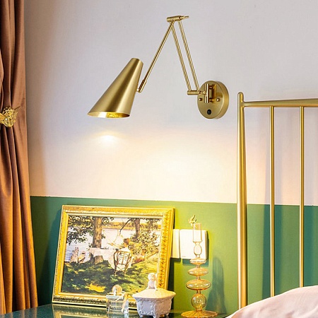 Настенный Светильник Fredly B Brass Imperiumloft 219738-23 - фото