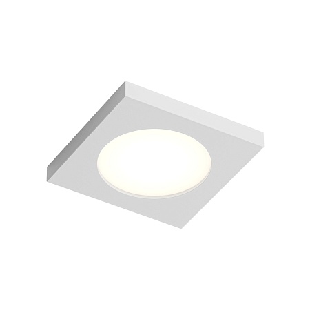 DK3014-WH Встраиваемый светильник влагозащ., IP 44, 50 Вт, GU10, белый, алюминий - фото