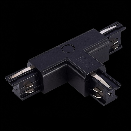 Т-образный токоподвод правый 1 для трехфазного шинопровода ST-Luce Черный ST030.409.16R1 - фото