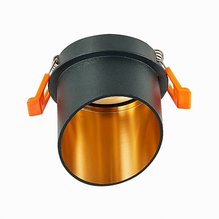 Св-к встр. Черный GU10 1*50W IP20 L68xW68xH68 220V Без ламп ST214.408.01 - фото