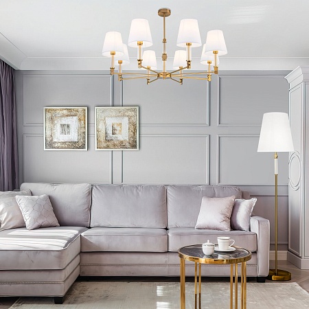 Напольный светильник Eurosvet 01146/1 латунь - фото