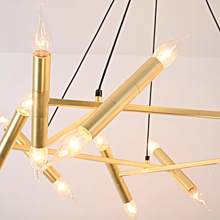 Подвесной Светильник Jonathan Browning Le Pentagone Chandelier 20 Light Imperiumloft 123487-22 - фото