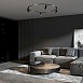 Slim Magnetic Трековый светильник для радиусного шинопровода 8W 4200K Planar чёрный Ø 1200мм 85181/01 - фото