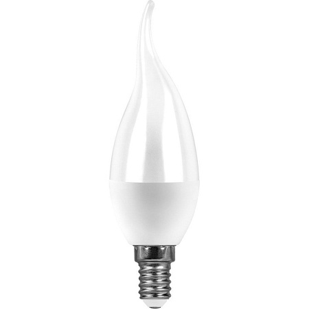 Лампа светодиодная SAFFIT SBC3713 Свеча на ветру E14 13W 230V 6400K - фото