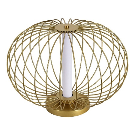 Прикроватная лампа ST-Luce Золотистый/Золотистый LED 1*10W 3000K SL6124.204.01 - фото