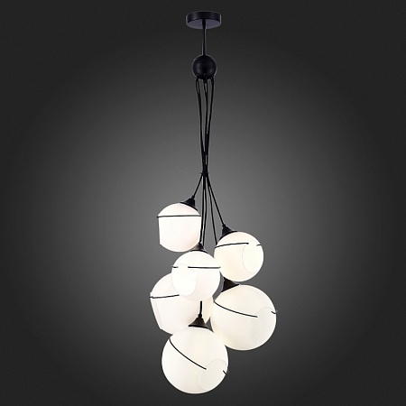 Светильник подвесной Черный/Белый E27 6*60W SLE103143-06 - фото