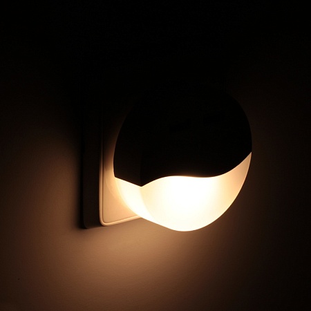 Светильник ночник Feron c 2мя USB выходами, FN1122 0,5W 230V, белый - фото