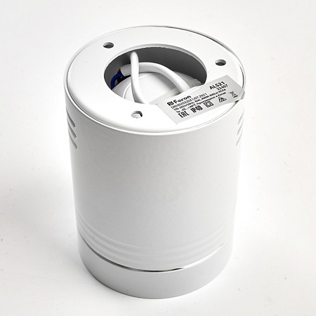 Светодиодный светильник Feron AL521 накладной 10W 4000K белый с хром кольцом - фото