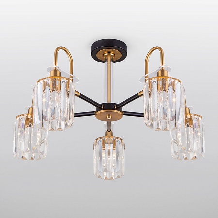 Потолочный светильник Eurosvet 70090/5 черный - фото