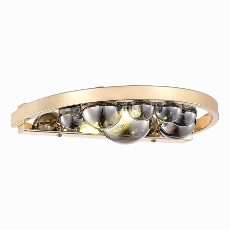 Бра ST-Luce Французское золото/Дымчатый G9 1*5W SL1510.201.01 - фото