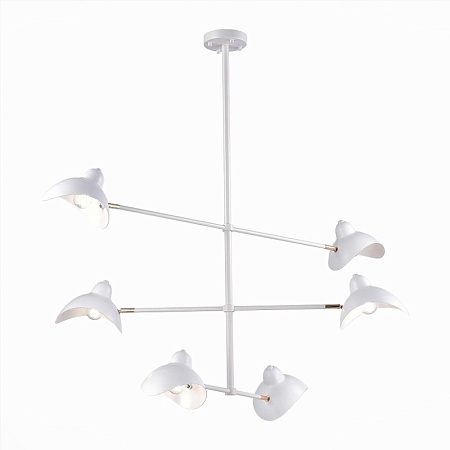 Люстра подвесная ST-Luce Белый/Белый E14 6*60W SL1801.503.06 - фото