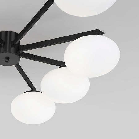 Потолочный светильник Eurosvet 70220/8 черный Smart - фото