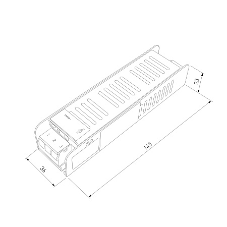 Блок питания для светодиодной ленты 12V 60W Трансформатор 12V 60W Elektrostandard - фото