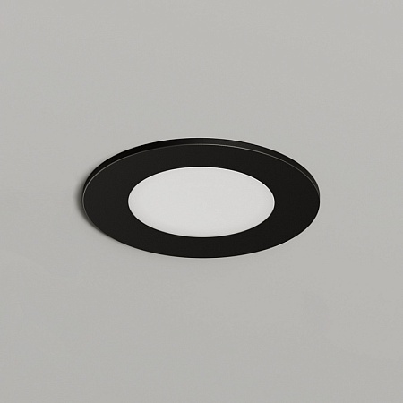 DK3101-BK Встраиваемый влагозащищенный светильник, IP65, до 10 Вт, LED, GU5,3, черный - фото